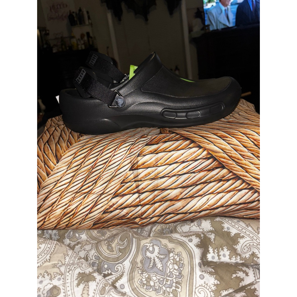 Men's Crocs Bistro Pro Work Literide Clog Black US 10 - Picture 2 of 11